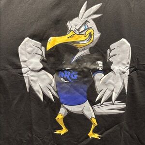Bird Graphic T-Shirt - Black and Blue